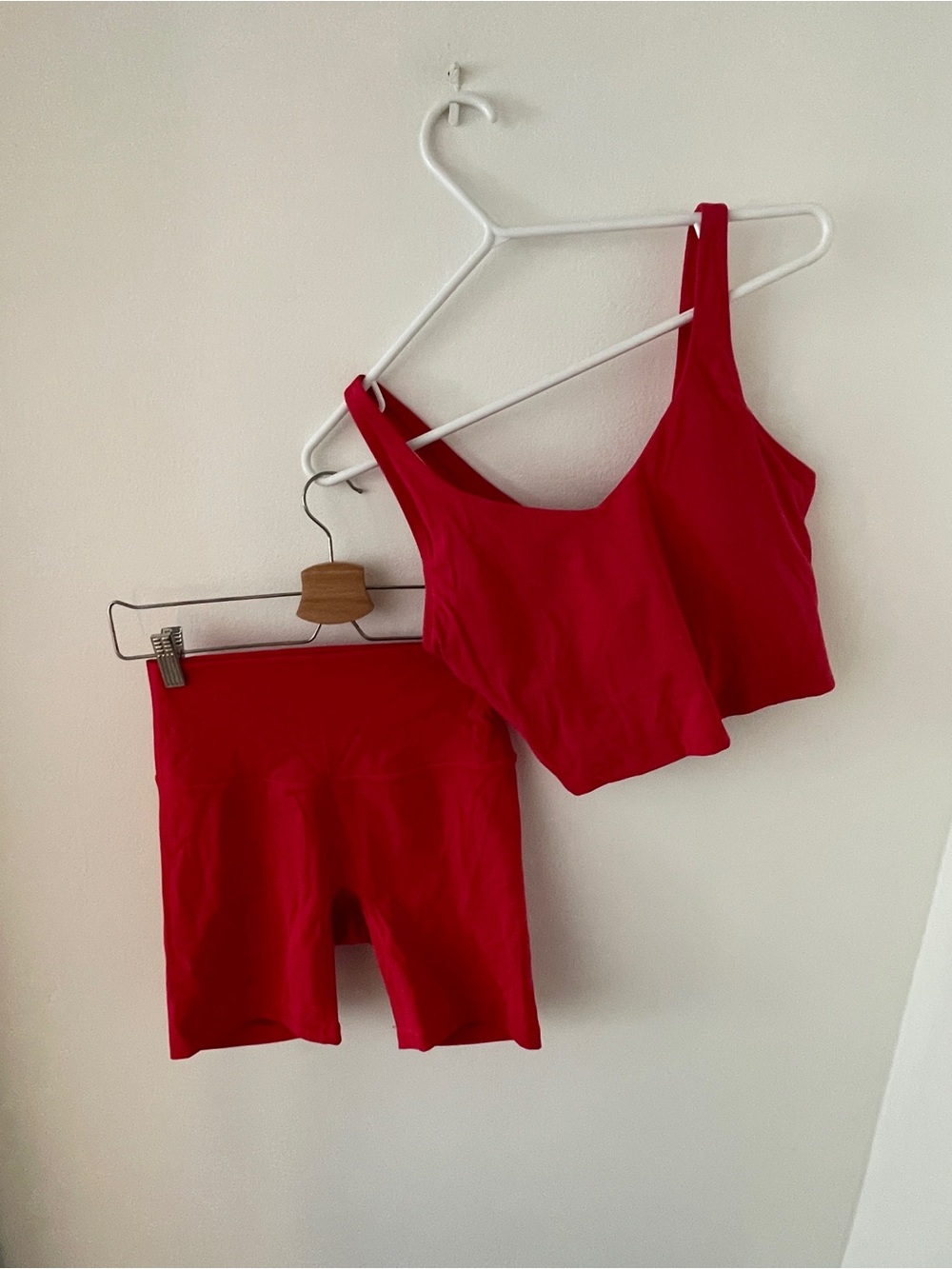 Alowa Red Women's Tank Top & Short Set